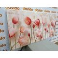 TABLEAU SUR TOILE – TULIPES ROSE ANCIEN - TABLEAUX DE FLEURS - TABLEAUX