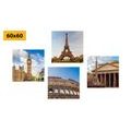 CANVAS PRINT SET FOR TRAVEL ENTHUSIASTS - SET OF PICTURES - PICTURES