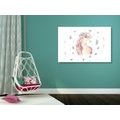CANVAS PRINT MAGICAL UNICORN - CHILDRENS PICTURES - PICTURES