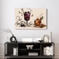 QUADRO SU TELA – COCKTAIL ALLE MORE CON ARANCIA - QUADRI HALLOWEEN E HORROR - STAMPE E QUADRI