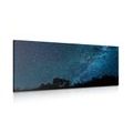 CANVAS PRINT MILKY WAY AMONG THE STARS - PICTURES OF SPACE AND STARS - PICTURES