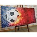 QUADRO PALLONE DA CALCIO - QUADRI ASTRATTO - QUADRI