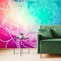 SELF ADHESIVE WALLPAPER PASTEL MANDALA - SELF-ADHESIVE WALLPAPERS - WALLPAPERS