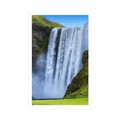 POSTER IKONISCHER WASSERFALL IN ISLAND - NATUR - POSTER