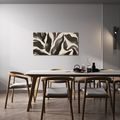 TABLEAU SUR TOILE – COURBES FLUIDES MONOCHROMES - IMAGES FORMES ABSTRAITES - TABLEAUX