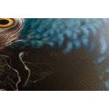 CANVAS PRINT BLUE-GOLD PARROT - PICTURES LORDS OF THE ANIMAL KINGDOM - PICTURES