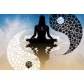 CANVAS PRINT YIN AND YANG YOGA - PICTURES FENG SHUI - PICTURES