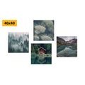 CANVAS PRINT SET MAGICAL NATURE - SET OF PICTURES - PICTURES