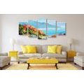 5-PIECE CANVAS PRINT SEA VIEW - PICTURES OF NATURE AND LANDSCAPE - PICTURES