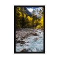 AFFICHE PAYSAGE DE MONTAGNE PITTORESQUE - NATURE - AFFICHES