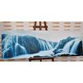 CANVAS PRINT SUBLIME WATERFALLS - PICTURES OF NATURE AND LANDSCAPE - PICTURES