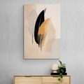 CANVAS PRINT ABSTRACT FEATHER SHAPES - PICTURES OF ABSTRACT SHAPES - PICTURES