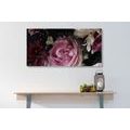 CANVAS PRINT BOUQUET OF FLOWERS IN CLOSE-UP - PICTURES FLOWERS - PICTURES