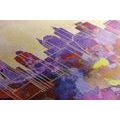 CANVAS PRINT NEW YORK CITY IN WATERCOLOR DESIGN - PICTURES OF CITIES - PICTURES