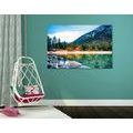 CANVAS PRINT A LAKE IN BEAUTIFUL NATURE - PICTURES OF NATURE AND LANDSCAPE - PICTURES