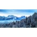 CANVAS PRINT FROZEN MOUNTAINS - PICTURES OF NATURE AND LANDSCAPE - PICTURES