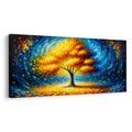 OBRAZ PODZIMNÍ STROM ŽIVOTA V MODŘI - OBRAZY STROMY ŽIVOTA - OBRAZY