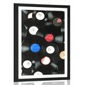 POSTER WITH MOUNT RETRO RECORDS - VINTAGE AND RETRO - POSTERS