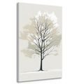 IMPRESSION SUR TOILE ARBRE DANS UN DESIGN MINIMALISTE - IMPRESSIONS SUR TOILE ARBRES ET FEUILLES - IMPRESSION SUR TOILE