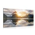 CANVAS PRINT BEAUTIFUL SUNRISE IN NEW ZEALAND - PICTURES OF NATURE AND LANDSCAPE - PICTURES