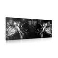 CANVAS PRINT FAITH IN JESUS IN BLACK AND WHITE - BLACK AND WHITE PICTURES - PICTURES