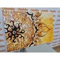 CANVAS PRINT MANDALA WITH A VINTAGE TOUCH - PICTURES FENG SHUI - PICTURES