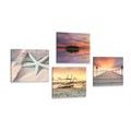 CANVAS PRINT SET VACATION IN PARADISE - SET OF PICTURES - PICTURES