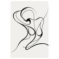 OBRAZ ABSTRAKTNÍ LINIE ŽENY - OBRAZY ŽENY - OBRAZY