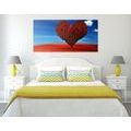 CANVAS PRINT BEAUTIFUL HEART-SHAPED TREE - PICTURES LOVE - PICTURES