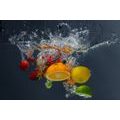 WALLPAPER FRUIT IN WATER - WALLPAPERS FOOD AND DRINKS - WALLPAPERS