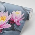 WALL MURAL LOTUS FLOWER IN THE LAKE - WALLPAPERS FLOWERS - WALLPAPERS