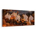 QUADRO SU TELA – FESTA DI FANTASMI PER HALLOWEEN - QUADRI HALLOWEEN E HORROR - STAMPE E QUADRI