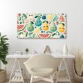 OBRAZ ŠŤAVNATÉ OVOCE S ÚSMĚVEM - CHILDRENS PICTURES - PICTURES