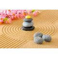 WALL MURAL PYRAMID OF ZEN STONES - WALLPAPERS FENG SHUI - WALLPAPERS