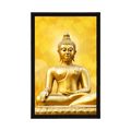 POSTER GOLDEN BUDDHA STATUE - FENG SHUI - POSTERS