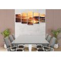 5-PIECE CANVAS PRINT ENCHANTING CLOUDS - PICTURES OF NATURE AND LANDSCAPE - PICTURES