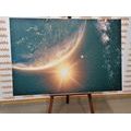 CANVAS PRINT VIEW FROM SPACE - PICTURES OF SPACE AND STARS{% if product.category.pathNames[0] != product.category.name %} - PICTURES{% endif %}