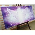 CANVAS PRINT WINGS WITH ABSTRACT ELEMENTS - PICTURES OF ANGELS - PICTURES