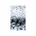 POSTER MIT PASSEPARTOUT WASSERTEXTUR - NATUR - POSTER