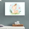 CANVAS PRINT CUTE DEER - CHILDRENS PICTURES - PICTURES