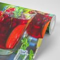 FOTOTAPET COCKTAIL ROȘU - TAPET ALIMENTE ȘI BĂUTURI - TAPETURI