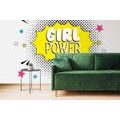 WALLPAPER WITH POP ART INSCRIPTION - GIRL POWER - POP ART WALLPAPERS - WALLPAPERS