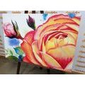 CANVAS PRINT ROSES IN SHADES OF PINK - PICTURES FLOWERS - PICTURES
