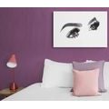 CANVAS PRINT MINIMALISTIC FEMALE EYES - PICTURES OF PEOPLE - PICTURES