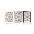 POSTER WITH MOUNT UNIQUE ETHNIC PATTERN - ABSTRACT AND PATTERNED - POSTERS