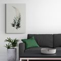 CANVAS PRINT MINIMALIST FERN LEAF - PICTURES OF TREES AND LEAVES - PICTURES