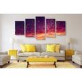 5-PIECE CANVAS PRINT OIL PAINTING OF THE HEAVENS - ABSTRACT PICTURES - PICTURES