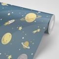 SELF ADHESIVE WALLPAPER UNUSUAL TRIP IN SPACE - SELF-ADHESIVE WALLPAPERS - WALLPAPERS