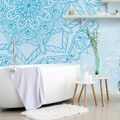 TAPETE MANDALA IM WINTERDESIGN - TAPETEN MIT FENG SHUI-MOTIVEN - TAPETEN