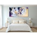 CANVAS PRINT BLOSSOMED CHERRY BRANCH - PICTURES FLOWERS - PICTURES